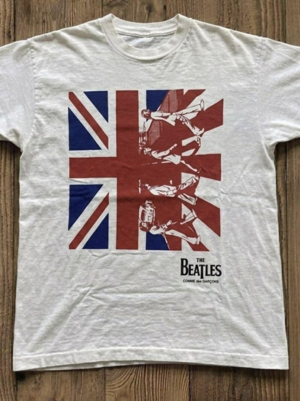 White The Beatles Comme Des Garcons Band Tee